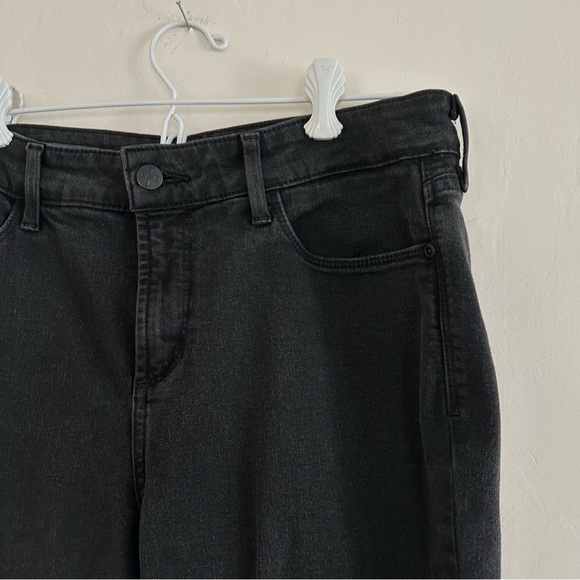 NYDJ Marilyn Straight Jeans Midrise Lift X Tuck Technology Size 12P Black - Picture 2 of 8